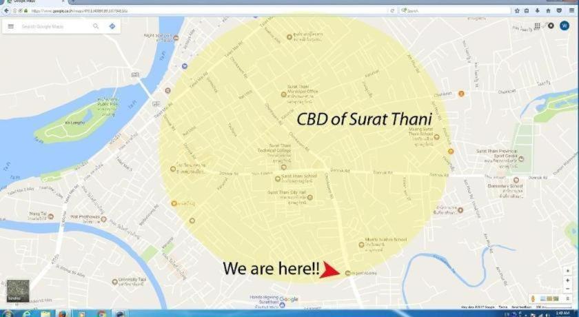 Regent Room Hotel Surat Thani Esterno foto